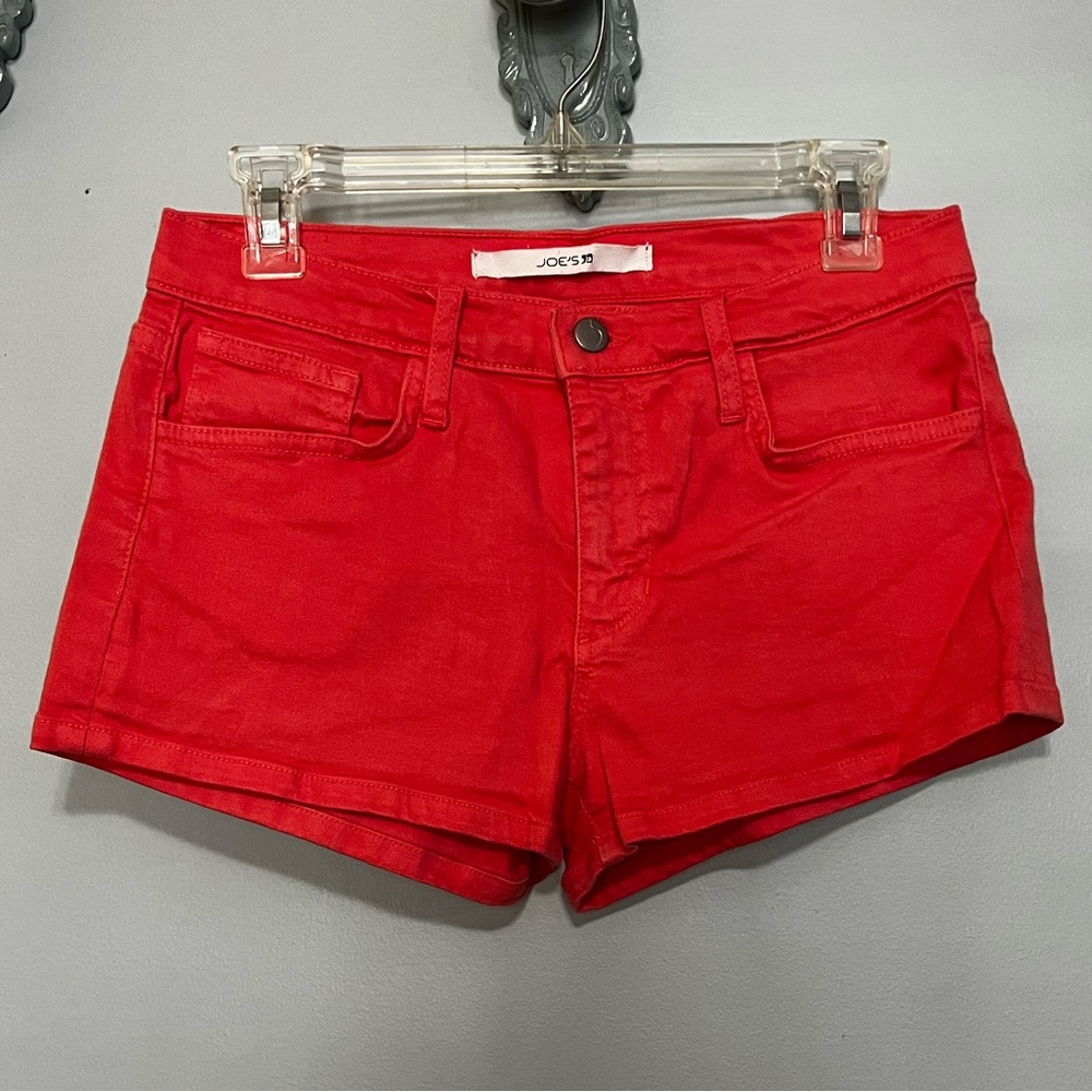 Joe’s 28 coral pink jean shorts